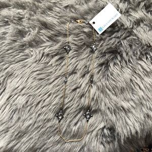 Lisa Stewart carat CZ gold necklace